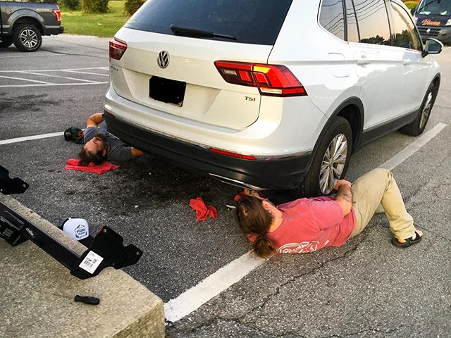 We always say that we’re a full service shop and I guess this proves it. Installing hitches under cars isn’t usually part of our normal workload but we love our customer so why not?
#blevinsbicycleco #huntsvillesbikeshop #mtb #mountainbike #hub #handbuilt #handbuiltwheels #buylocal #shoplocal #shimano #sram #bicycle #bike #shoplife #bikeshop #bikeshoplife #mtb #mountainbike #iamspecialized #bicycles