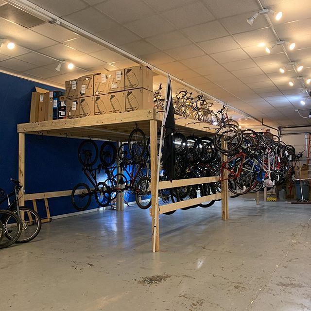 Our new bicycle storage is coming along nicely. We are 3/4 complete with the build and when it’s done it’ll hold 150+ bike comfortably. Why pay someone when you can do it yourself, right?